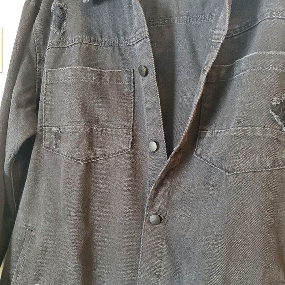 DENIM TRUCKER JACKET - Picture 5 of 6